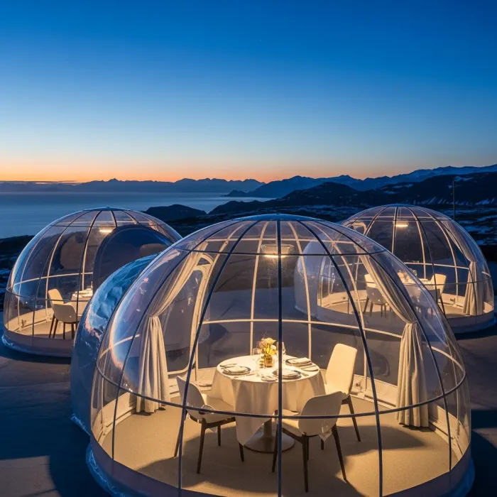 Panoramic Dining Domes