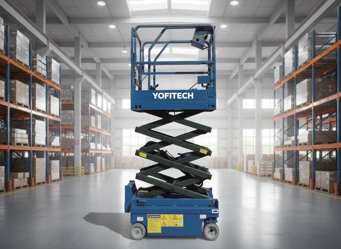 YOFITECH FZPT0406D Electric Scissor Lift, 6 m