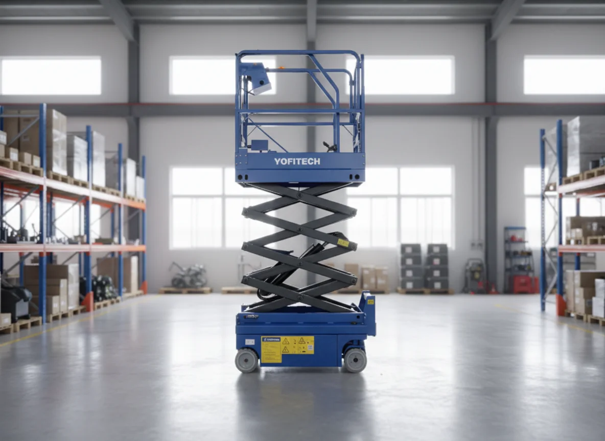 YOFITECH FZPT0407 Electric Scissor Lift, 6.5 m