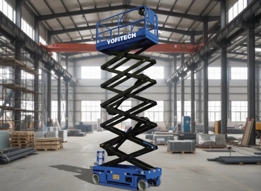 Nacelă Foarfecă Electrică YOFITECH FZPT1214D, 13.8 m