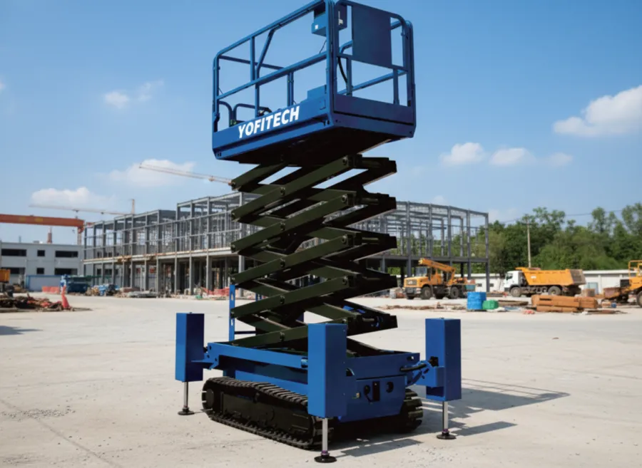 YOFITECH FLPT0608MD Tracked Electric Scissor Lift, 7.9 m