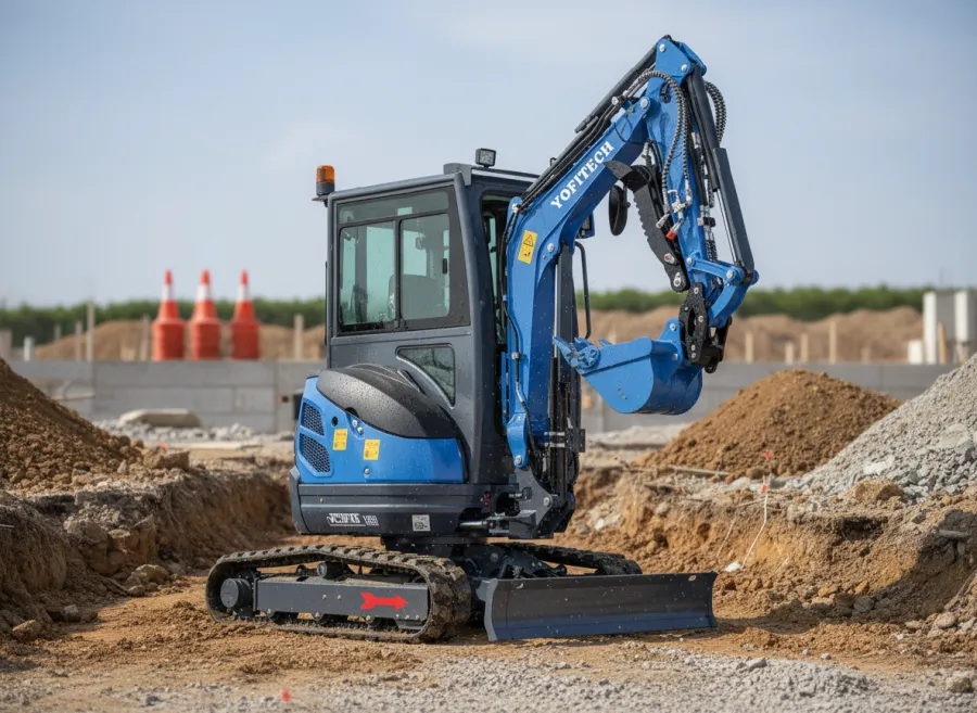 YOFITECH R22 PRO Mini Excavator, 2.4 T